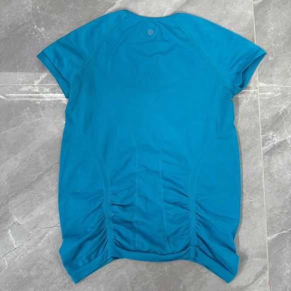 Women’s Athleta Fastest Track Tee Short Sleeve Workout Athletic Top Size Large - Picture 10 of 16